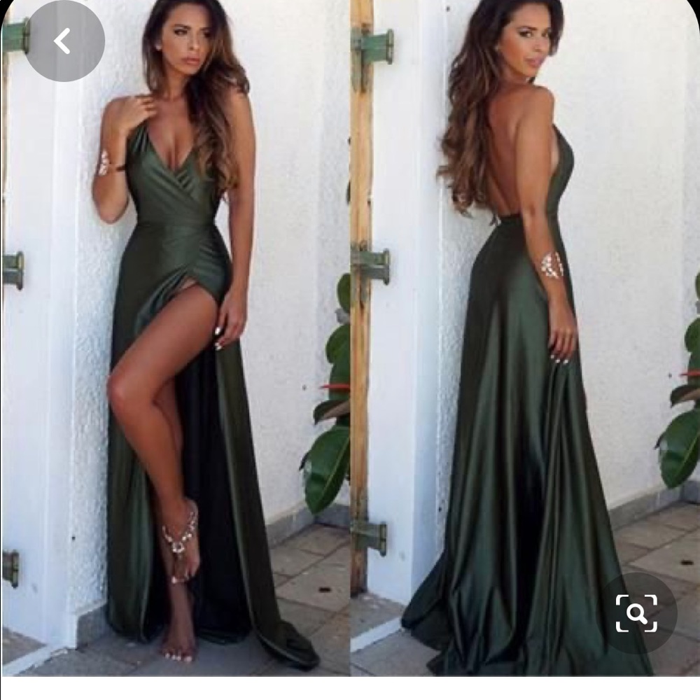 EMERALD GREEN PROM/OCCASION DRESS